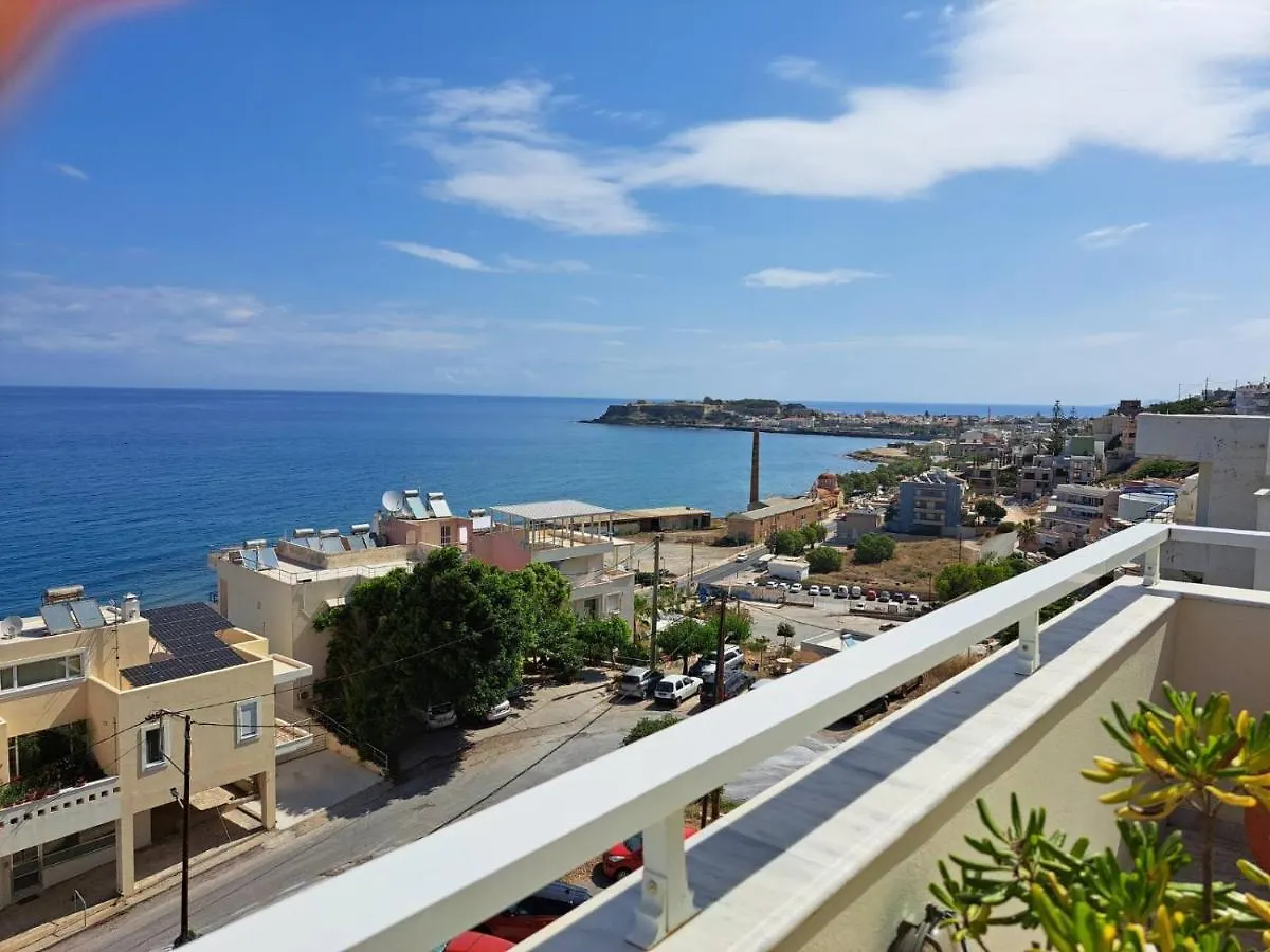 Seaview Flora'S Luxury Apartment-300Meters From The Beach Rethymno  Apartment